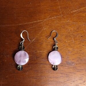 Women's Elegant Pink Earrings